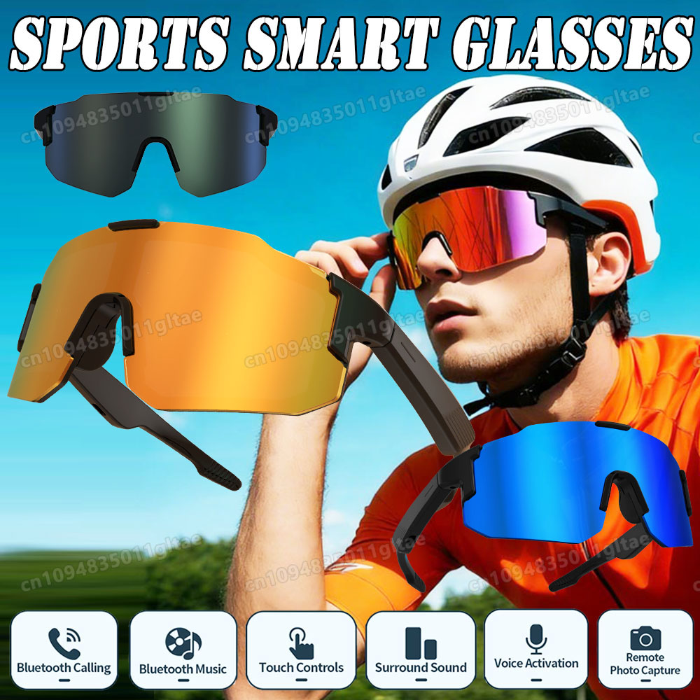 Esports Gamers - Lunettes de vélo intelligentes avec caméra,