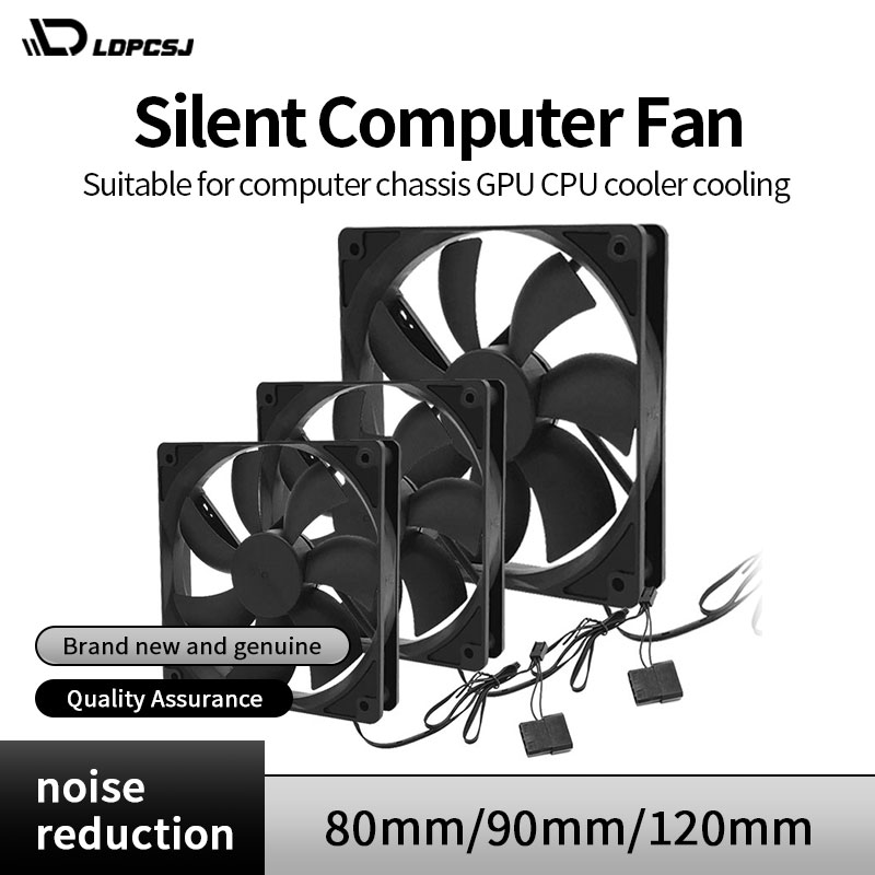 Esports Gaming Fan - 80mm 90mm 120mm ventilateur d'ordinateur silencieux