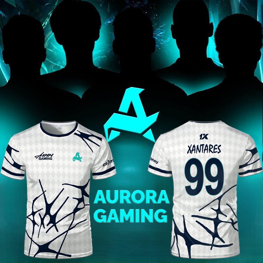 Esports Gaming Teams - Équipe d'Esports Aurora Gaming Jersey T-shirts
