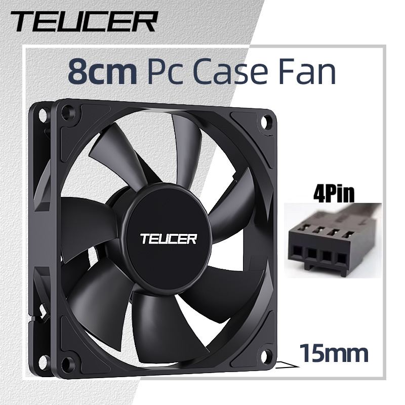 Esports Gaming Fan - Teucer UT-8015 8CM ventilateur de châssis