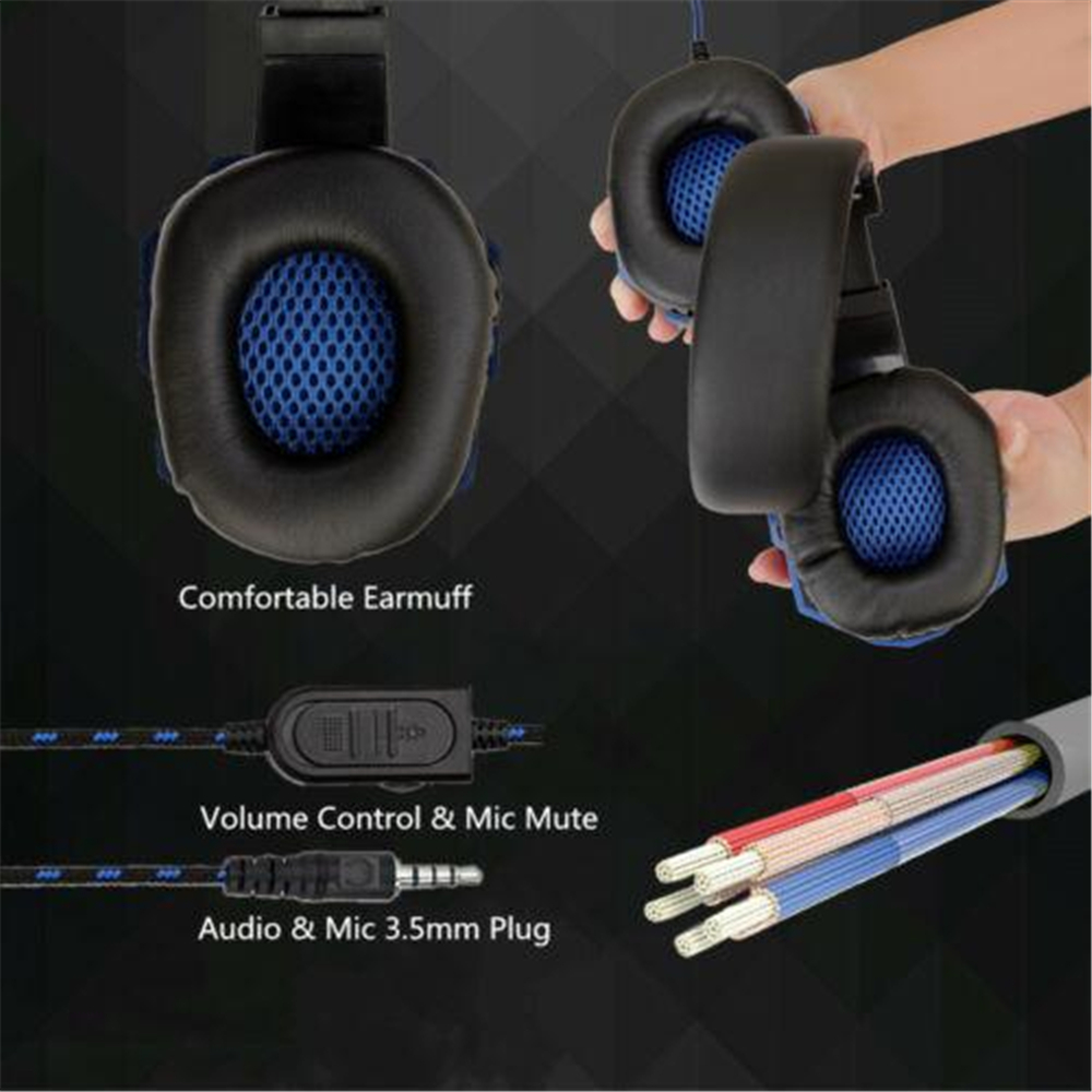 Casque de jeu filaire avec mic - Esports Gaming Headphones avis et prix