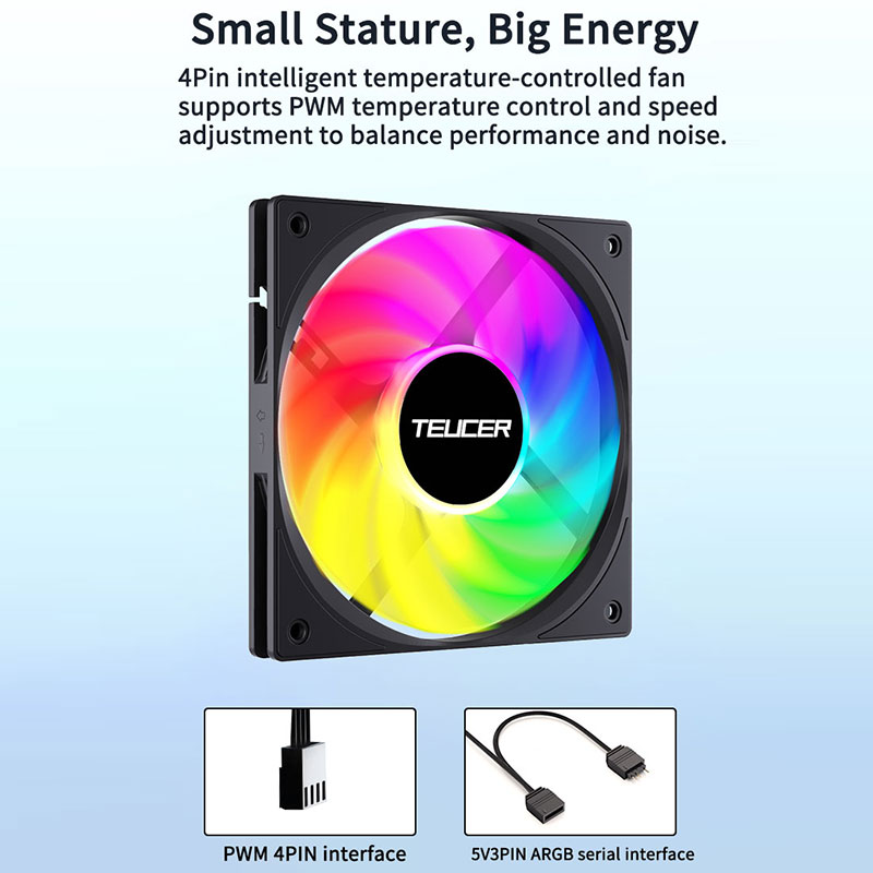 Teucer 120mm ventilateur de bo - Esports Gaming Fan avis et prix