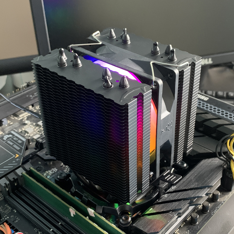 Refroidisseur d'air CPU 6 calo - Esports Gaming Fan avis et prix