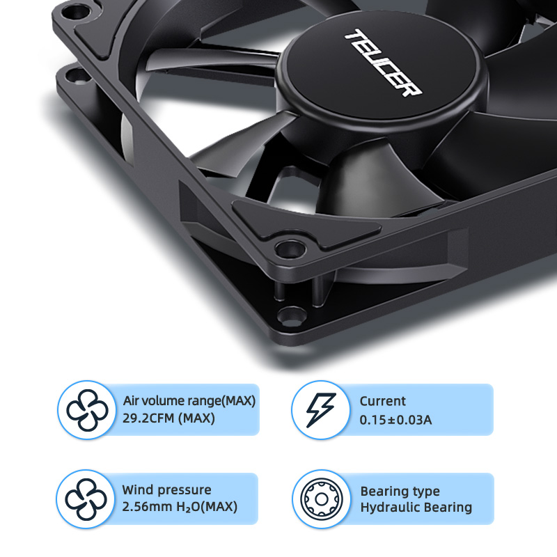 Teucer UT-8015 8CM ventilateur - Esports Gaming Fan avis et prix